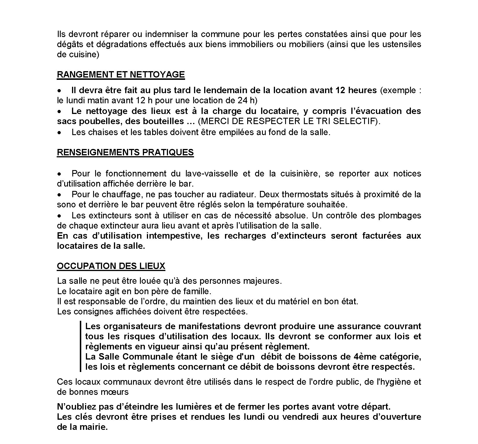 Reglement location SDF Page 2